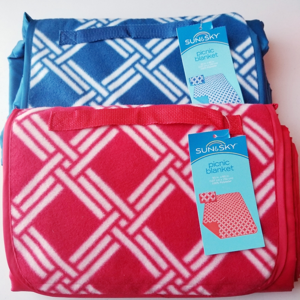 Picnic Blankets with Carrying Handle Park Summer